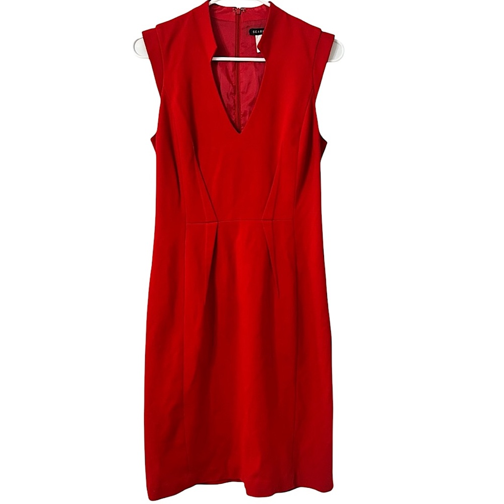 Searle Red CareerWear Fitted Dress Women’s Size 10